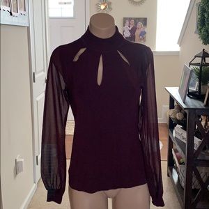 I.N.C maroon shirt